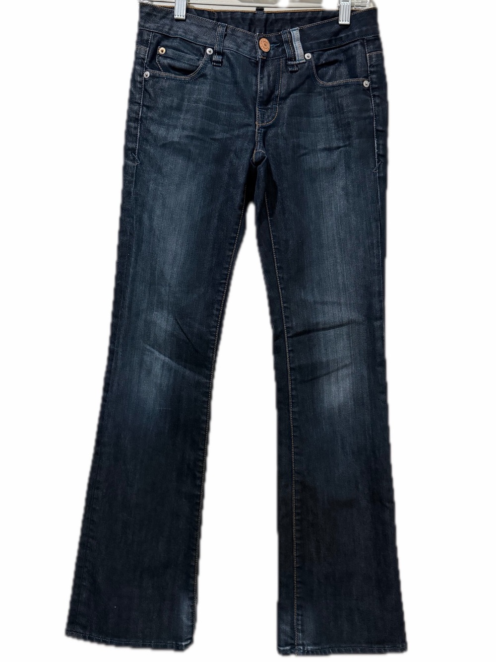 Armani Exchange 0 Short Bootcut Dark Wash Denim Jeans B11